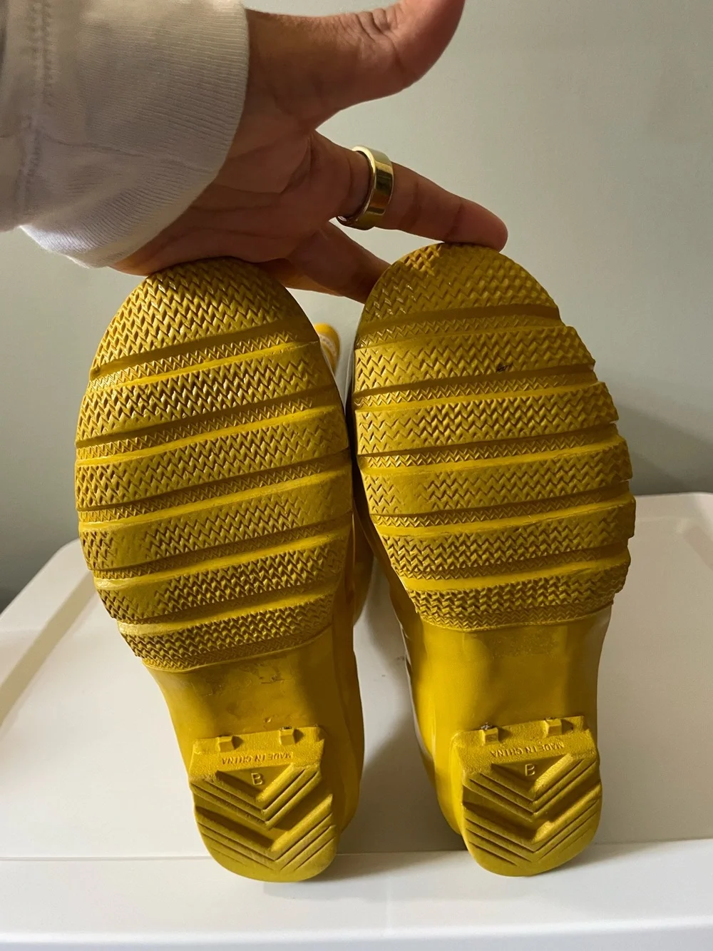 Hunter Tall Orginial Gloss Rain Boots - Bright Yellow